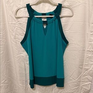 Teal Sleeveless Women's Top
